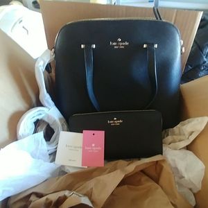 Kate Spade Maise Satchel / matching Neda Wallet
